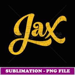 jax jacksonville fl original script design with details - unique sublimation png download