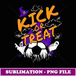 halloween for soccer players wih a soccer ball - digital sublimation download file