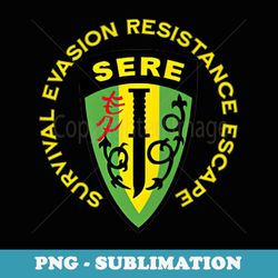 sere survival evasion resistance escape school - sublimation png file