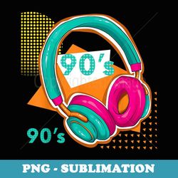 men's 's vintage retro i love 90's music design - digital sublimation download file