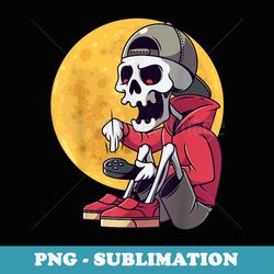 halloween men boys gamer skeleton for boys - sublimation digital download