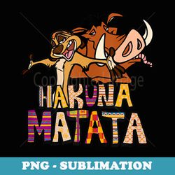 disney the lion king hakuna matata timon & pumbaa sassy shot - stylish sublimation digital download