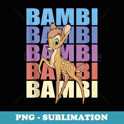 disney bambi name stack portrait - sublimation digital download