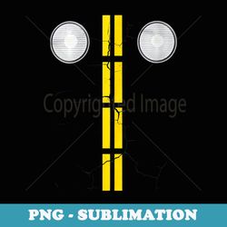 s funny headlights with road markings halloween - png transparent sublimation design