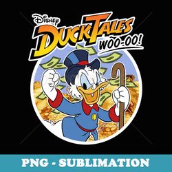 disney ducktales classic uncle scrooge woo-oo - trendy sublimation digital download