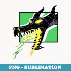 disney maleficent fire breathing dragon portrait - unique sublimation png download