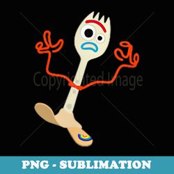 disney pixar toy story 4 forky left chest - png sublimation digital download