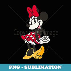 disney minnie mouse vintage sassy pose small pocket logo - vintage sublimation png download