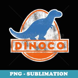 disney pixar cars iconic dinoco distressed dinosaur logo - special edition sublimation png file