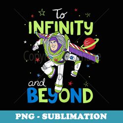 disney pixar toy story buzz to infinity and beyond logo - png sublimation digital download