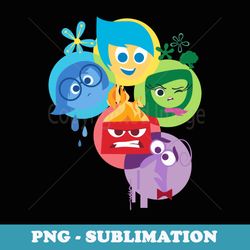 disney pixar inside out simple group shot - png sublimation digital download