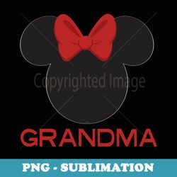 disney minnie mouse grandma family - stylish sublimation digital download