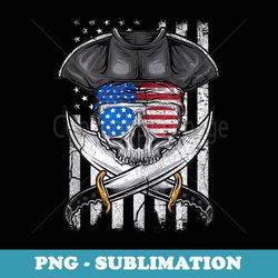 pirate 4th of july american flag usa america funny patriotic - premium sublimation digital download