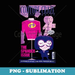 disney and pixaru2019s the incredibles edna mode magazine cover - decorative sublimation png file