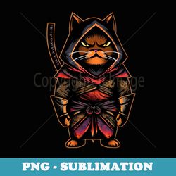ninja samurai assassin warrior cat kawaii style - special edition sublimation png file