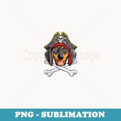 dachshund pirate t jolly roger flag skull crossbones - unique sublimation png download