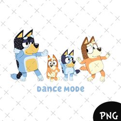 bluey's family dance mode png, blue dogs png, blue dogs png, blue dogs family png, blue dogs