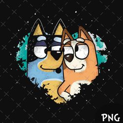 bluey love png, blue dog birthday png sublimation, blue dog family png clipart sublimation digital download