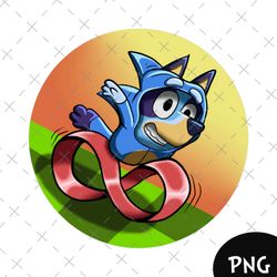 bluey running png, running on bluey png digital download, running on bluey and no nap png, running on bluey design