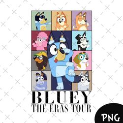 bluey tour png | the eras tour png | bluey family png | bluey characters png | bluey party png | digital download