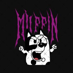 muffin funny death metal bluey png