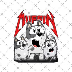 muffin funny metal bluey png, bluey png, bluey bingo png, bluey mom png, bluey dad png