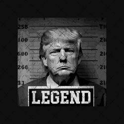 trump 2024 mugshot president legend png digital download