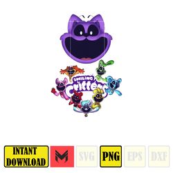 smiling critters png, poppy playtime friends png, smiling critters catnap sublimation design with diy