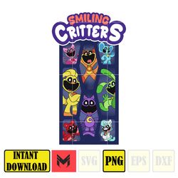 smiling critters png, print smiling critters png, sublimation png, poppy playtime png, instant download