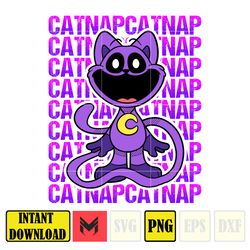 catnapcatnap png, poppy playtime chapter 3 smiling critters catnap png, instant download