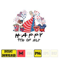 elsa happy 4th of july png, cartoon 4th of july png, instant download