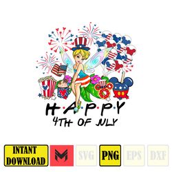 tinkerbell happy 4th of july png, cartoon 4th of july png, instant download