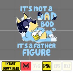 bandit dad bluey png, bluey dad png, instant download