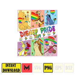 disney pride 2024 png, lgbt pride sublimation, instant download