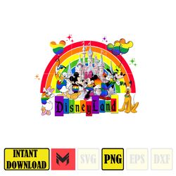 disneyland mickey lgbt png, lgbt pride sublimation, instant download