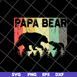 papa bear svg, png, dxf, eps digital file ftd20052107