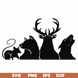 animal svg, png, dxf, eps file hrpt00047