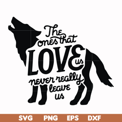 the ones that love us never really leave us svg, png, dxf, eps file hrpt0005