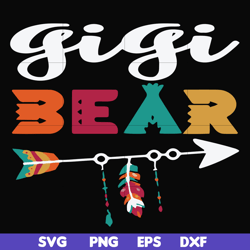 gigi bear svg, png, dxf, eps file fn000698