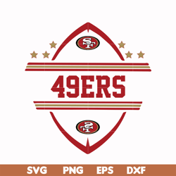 san francisco 49ers svg, 49ers svg, nfl svg, png, dxf, eps digital file nfl071020206l