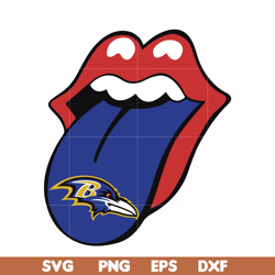 baltimore ravens lips with tongue out svg, baltimore ravens svg, lips with tongue out svg, ravens svg, sport svg, nfl sv