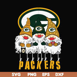 gnomes green bay packers svg, gnomes svg, packers svg, png, dxf, eps digital file nnfl0307001