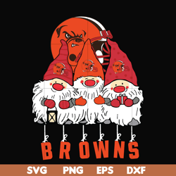gnomes cleveland browns svg, gnomes svg, browns svg, png, dxf, eps digital file nnfl0307008