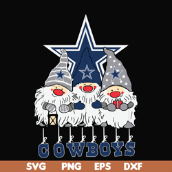 gnomes dallas cowboys svg, gnomes svg, cowboys svg, png, dxf, eps digital file nnfl0307009