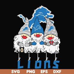 gnomes detroit lions svg, gnomes svg, lions svg, png, dxf, eps digital file nnfl0307011