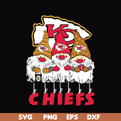 gnomes kansas city chiefs svg, gnomes svg, chiefs svg, png, dxf, eps digital file nnfl0307013