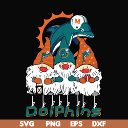 gnomes miami dolphins svg, gnomes svg, dolphins svg, png, dxf, eps digital file nnfl0307017