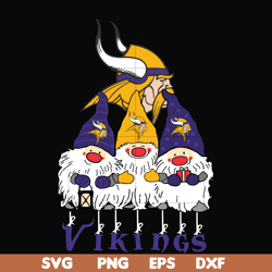 gnomes minnesota vikings svg, gnomes svg, vikings svg, png, dxf, eps digital file nnfl0307018