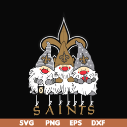 gnomes new orleans saints svg, gnomes svg, saints svg, png, dxf, eps digital file nnfl0307020