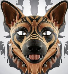 german shepherd dog mask